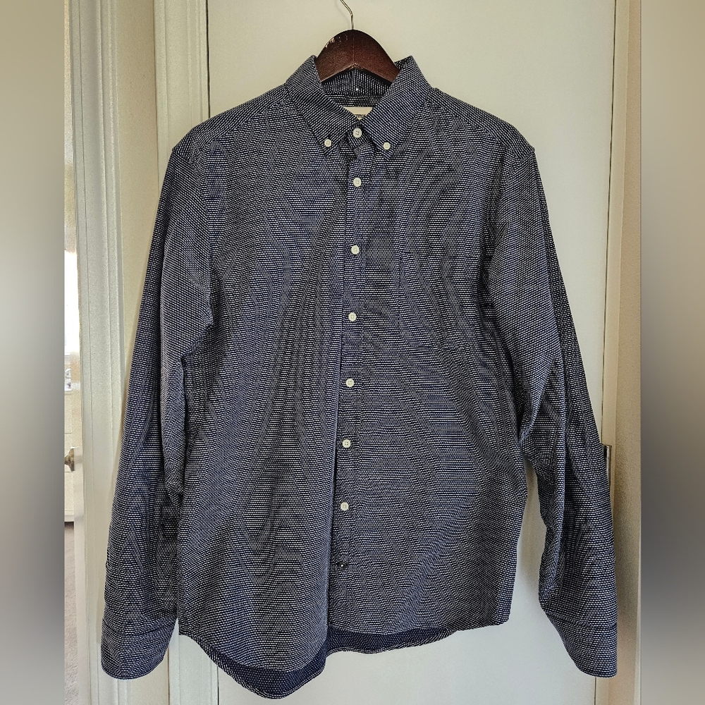Taylor Stitch The Jack Shirt in Reverse Jacquard - Size 42